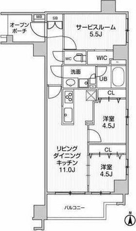 Weave Place Kunitachi IIの物件間取画像